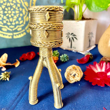 Load image into Gallery viewer, Dhokra candle holder