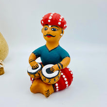 Load image into Gallery viewer, Terracotta Musicians Jugalbandi (Set of 2)