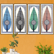 Load image into Gallery viewer, “The Tree Of life” Hand painted Pattachitra Art Red