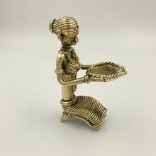 Load image into Gallery viewer, dokra tribal women with diya