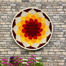 Load image into Gallery viewer, Illusion-Sabai Grass wall baskets-handmade decorative wall plates-wall basket for home décor-wall décor plates-bohemian wall decor