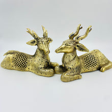 Load image into Gallery viewer, Brass metal dokra deer couple