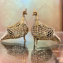 Load image into Gallery viewer, Handcrafted Brass Dhokra ‘Golden Peacock'